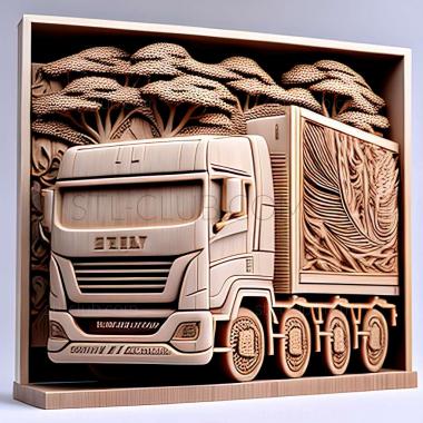 3D модель Isuzu Giga (STL)